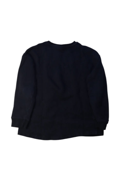 A Black Crewneck Sweatshirts from Beau Loves in size 6T for girl. (Back View)