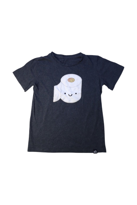 A Grey Short Sleeve T Shirts from Whistle & Flute in size 11Y for neutral. (Front View)