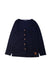 A Navy Cardigans from Beau Hudson in size 8Y for girl. (Front View)