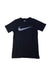 A Black Short Sleeve T Shirts from Nike in size 10Y for boy. (Front View)
