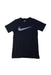 A Black Short Sleeve T Shirts from Nike in size 10Y for boy. (Front View)