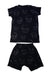 A Black Shorts Sets from Nununu in size 8Y for boy. (Back View)