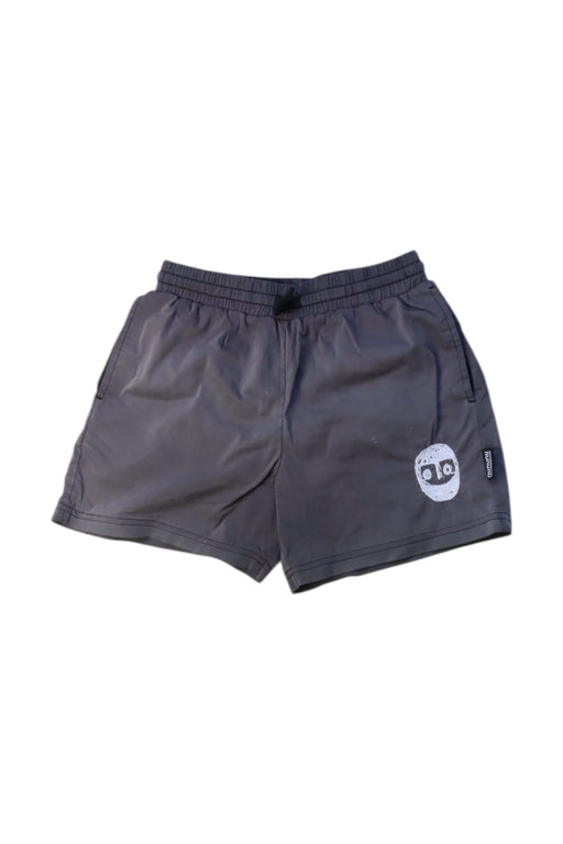 A Grey Shorts from Nununu in size 6T for boy. (Front View)