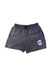A Grey Shorts from Nununu in size 6T for boy. (Front View)
