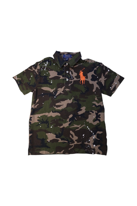 A Multicolour Short Sleeve Polos from Polo Ralph Lauren in size 10Y for boy. (Front View)