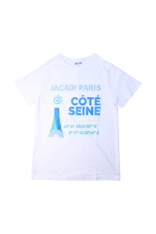 A White Short Sleeve T Shirts from Jacadi in size 12Y for neutral. (Front View)