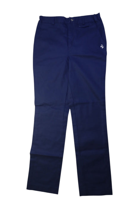A Navy Dress Pants from Ferrari in size 12Y for boy. (Front View)