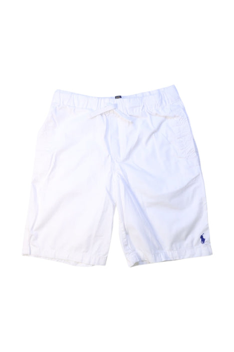A White Shorts from Polo Ralph Lauren in size 10Y for boy. (Front View)