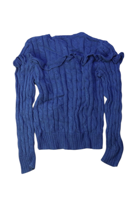 A Navy Knit Sweaters from Polo Ralph Lauren in size 6T for girl. (Back View)