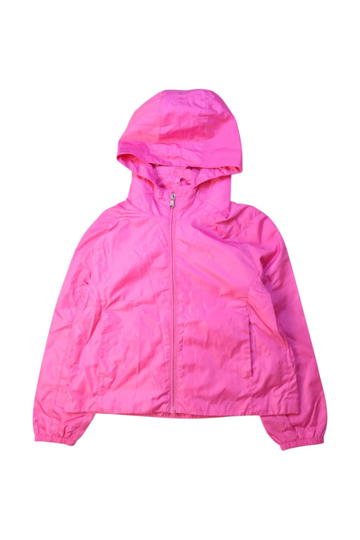 A Pink Rain Jackets from Polo Ralph Lauren in size 6T for girl. (Front View)