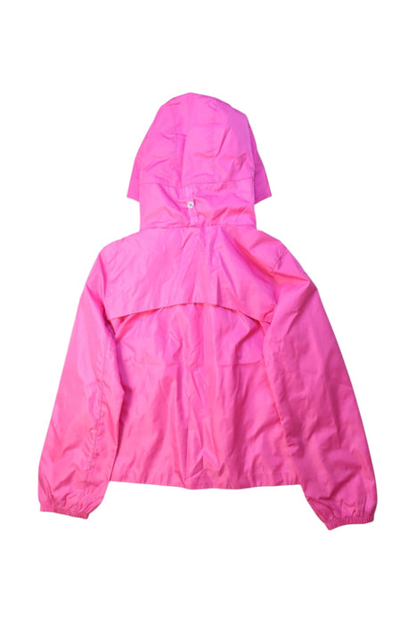 A Pink Rain Jackets from Polo Ralph Lauren in size 6T for girl. (Back View)