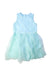 A Blue Sleeveless Dresses from Seed in size 7Y for girl. (Front View)