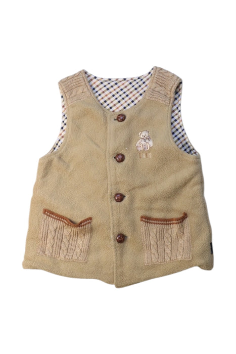 A Beige Outerwear Vests from Daks in size 5T for neutral. (Front View)