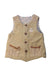 A Beige Outerwear Vests from Daks in size 5T for neutral. (Front View)