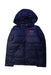 A Navy Puffer/Quilted Jackets from Hackett in size 9Y for boy. (Front View)