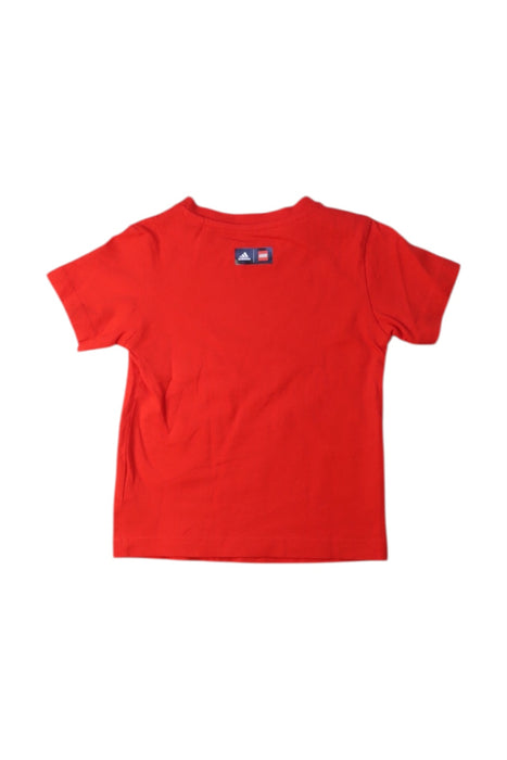 A Red Short Sleeve T Shirts from Adidas in size 12-18M for neutral. (Back View)