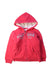 A Red Hooded Sweatshirts from Tommy Hilfiger in size 3T for girl. (Front View)