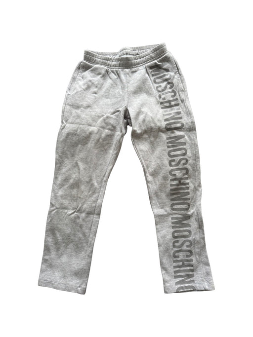 A Grey Sweatpants from Moschino in size 10Y for boy. (Front View)