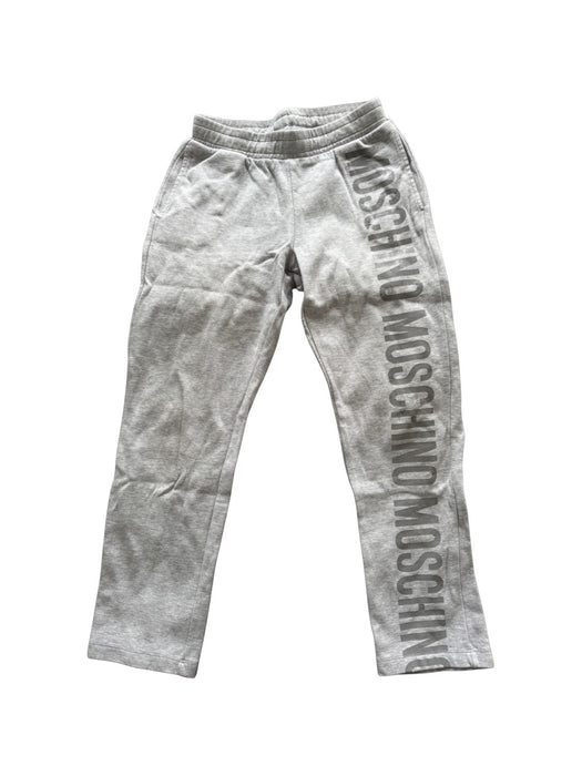A Grey Sweatpants from Moschino in size 10Y for boy. (Front View)