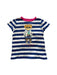 A Blue Short Sleeve T Shirts from Polo Ralph Lauren in size 5T for girl. (Front View)