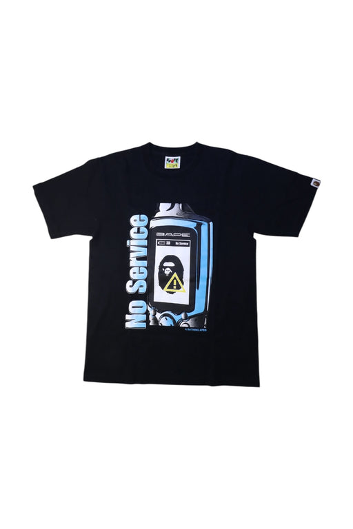 A Black Short Sleeve T Shirts from BAPE KIDS in size 14Y for boy. (Front View)