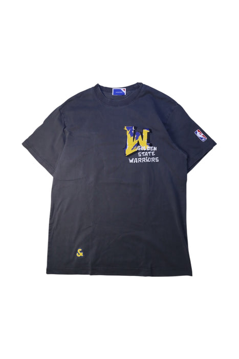 A Black Short Sleeve T Shirts from Jack & Jones in size 14Y for boy. (Front View)