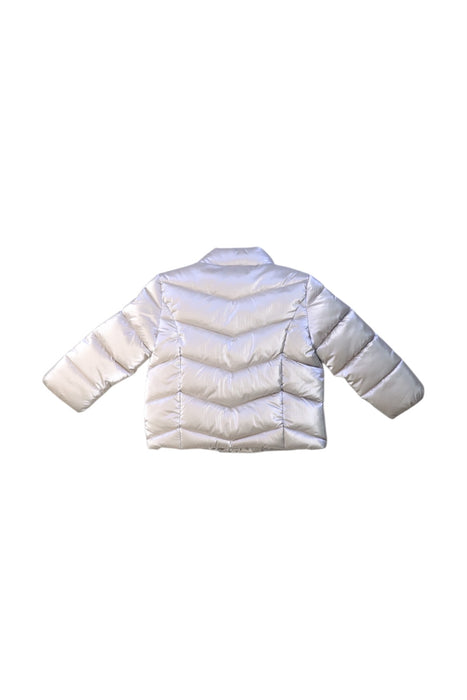A White Puffer/Quilted Jackets from Original Marines in size 6-12M for girl. (Back View)
