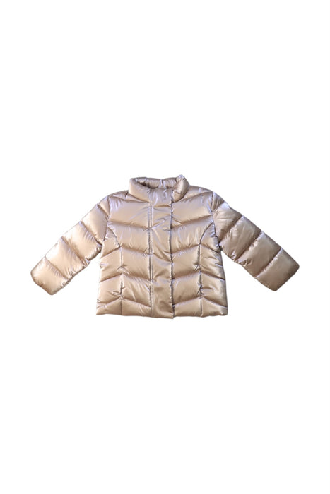 A Beige Puffer/Quilted Jackets from Original Marines in size 6-12M for girl. (Front View)