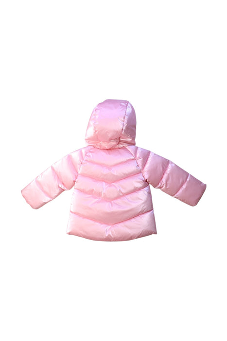 A Pink Puffer/Quilted Jackets from Original Marines in size 6-12M for girl. (Back View)