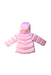 A Pink Puffer/Quilted Jackets from Original Marines in size 6-12M for girl. (Back View)