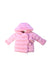 A Pink Puffer/Quilted Coats & Outerwear from Original Marines in size 6-12M for girl. (Front View)