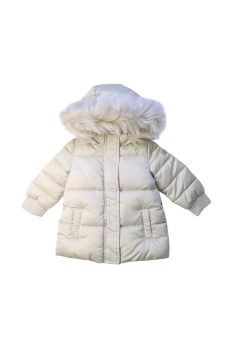 A Taupe Puffer/Quilted Coats & Outerwear from Original Marines in size 6-12M for girl. (Front View)