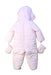 A Pink Snowsuits from Original Marines in size 6-12M for girl. (Back View)