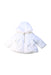 A White Puffer/Quilted Jackets from Original Marines in size 6-12M for girl. (Front View)