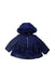 A Navy Puffer/Quilted Jackets from Original Marines in size 6-12M for girl. (Front View)