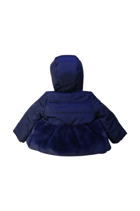 A Navy Puffer/Quilted Jackets from Original Marines in size 6-12M for girl. (Back View)