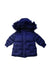 A Blue Puffer/Quilted Coats & Outerwear from Original Marines in size 6-12M for girl. (Front View)