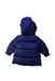 A Blue Puffer/Quilted Coats & Outerwear from Original Marines in size 6-12M for girl. (Back View)
