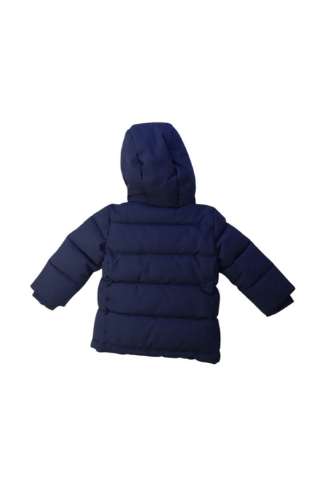 A Navy Puffer/Quilted Coats & Outerwear from Original Marines in size 6-12M for girl. (Back View)