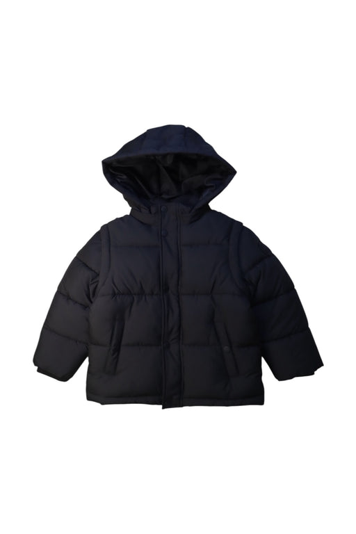 A Navy Puffer/Quilted Coats & Outerwear from Original Marines in size 5T for girl. (Front View)