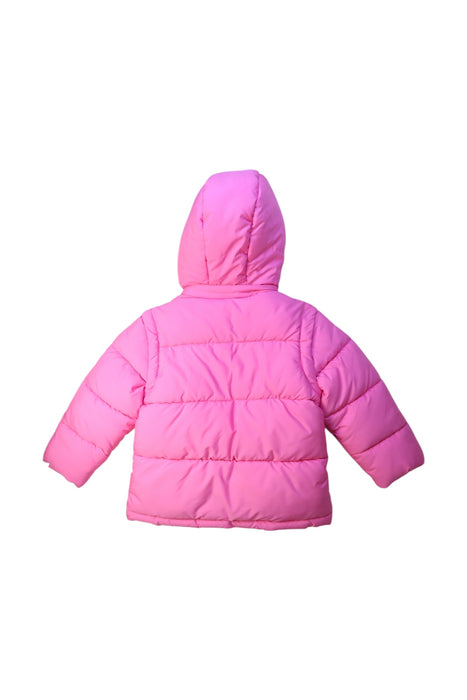 A Pink Puffer/Quilted Coats & Outerwear from Original Marines in size 5T for girl. (Back View)