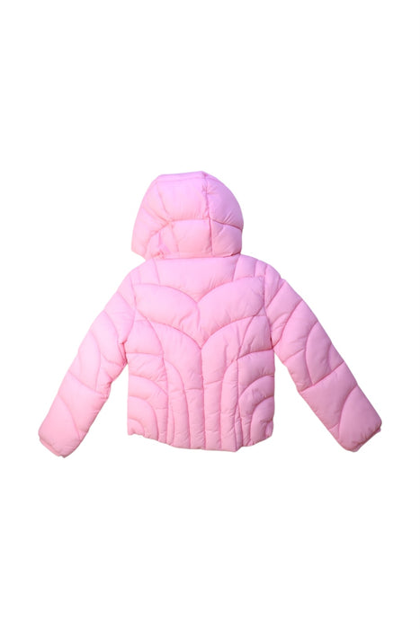 A Pink Puffer/Quilted Jackets from Original Marines in size 5T for girl. (Back View)