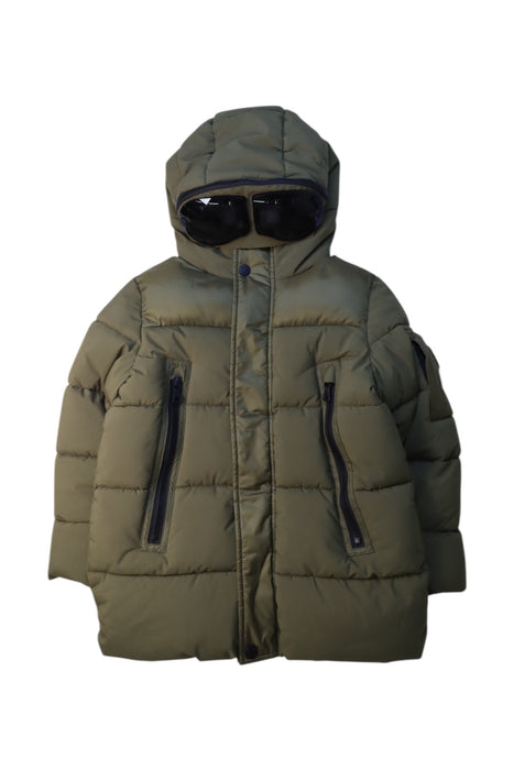 A Green Puffer/Quilted Coats & Outerwear from Original Marines in size 5T for girl. (Front View)