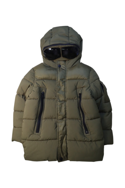 A Green Puffer/Quilted Coats & Outerwear from Original Marines in size 5T for girl. (Front View)