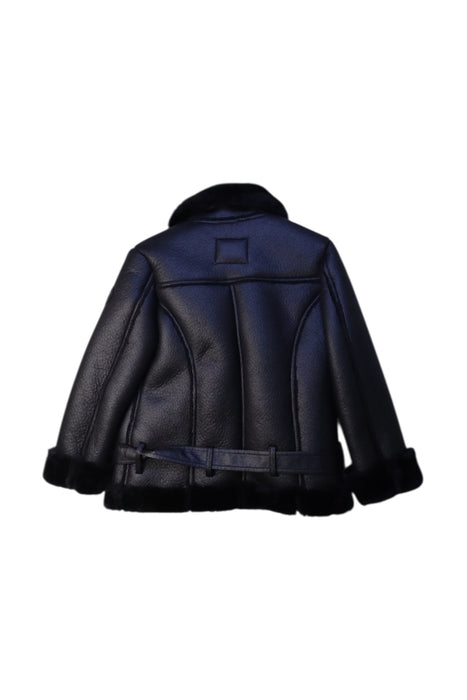 A Black Lightweight Jackets from Original Marines in size 5T for girl. (Back View)