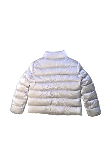 A White Puffer/Quilted Jackets from Original Marines in size 5T for girl. (Back View)