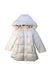 A White Puffer/Quilted Coats & Outerwear from Original Marines in size 5T for girl. (Front View)