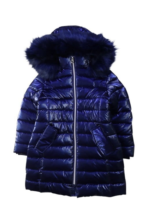 A Navy Puffer/Quilted Coats & Outerwear from Original Marines in size 5T for girl. (Front View)