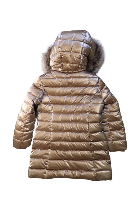 A Gold Puffer/Quilted Coats & Outerwear from Original Marines in size 5T for girl. (Back View)
