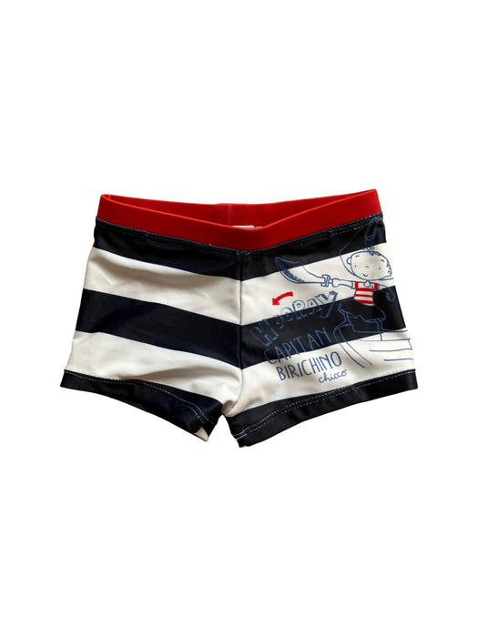 A Blue Swim Shorts from Chicco in size 3-6M for boy. (Front View)